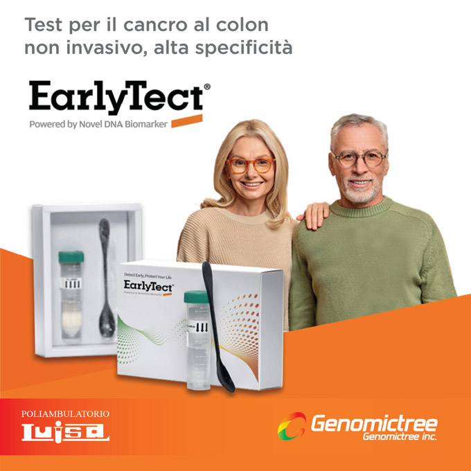 EarlyTect - Colon Cancer - Il test non invasivo per lo screening del tumore  al colon - Luisa Poliambulatorio Roma Laboratorio Analisi Cliniche Roma
